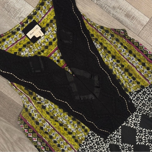 Anthropologie Meadow rue floral empire waist embroidered top ❤️ - Picture 6 of 7